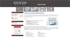 Desktop Screenshot of hoganmuffler.com